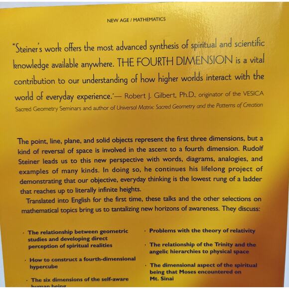 The Fourth Dimension - Sacred Geometry, Alchemy and Mathematics Rudolf Steiner - Picture 4 of 6